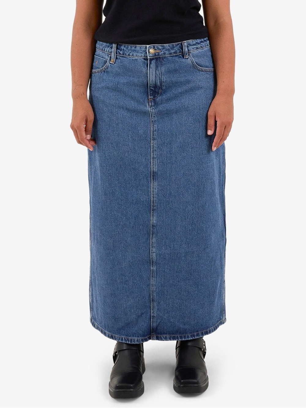 Thrills Frankie Organic Cotton Denim Skirt